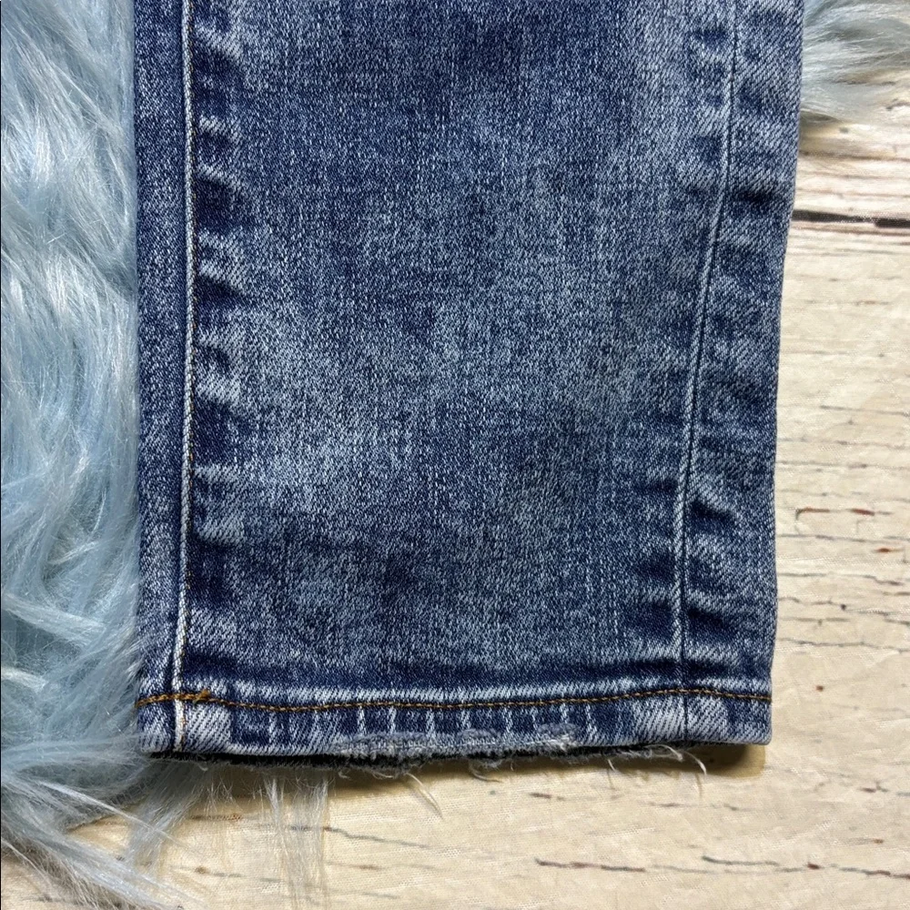 American Eagle Outfitters Skinny Fit Distressed Denim Jeans Sz 28X28